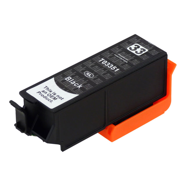 Premium Kompatibel Epson T33XL (T3351) Svart Bläckpatron