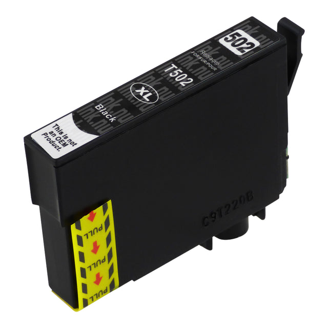 Premium Kompatibel Epson 502XL (T02W1) Svart Bläckpatroner