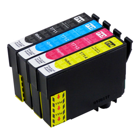 Premium Kompatibel Epson T0711 Hög Kapacitet Bläckpatroner Multipack