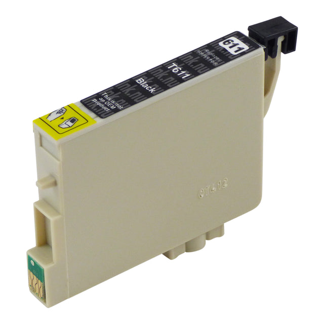 Premium Kompatibel Epson T0611 Svart Bläckpatroner