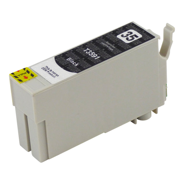 Premium Kompatibel Epson T35XL (T3591) Svart Bläckpatron
