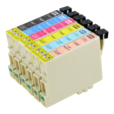 Premium Kompitabel T0487 Bläckpatroner Multipack