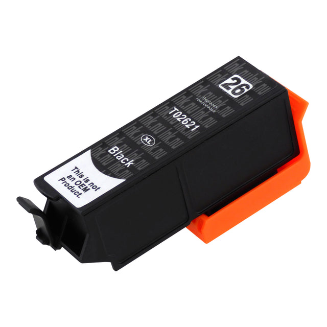 Premium Kompatibel Epson T26XL (T2621) Svart Bläckpatron