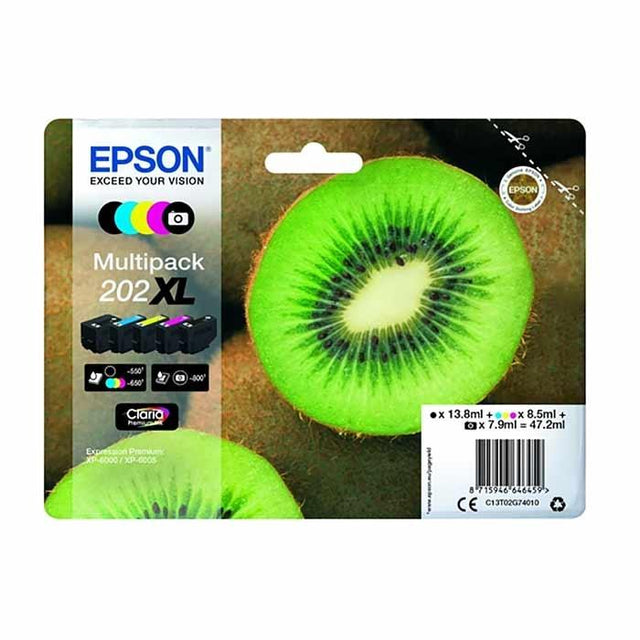 Original Epson T202XL Bläckpatroner Multipack