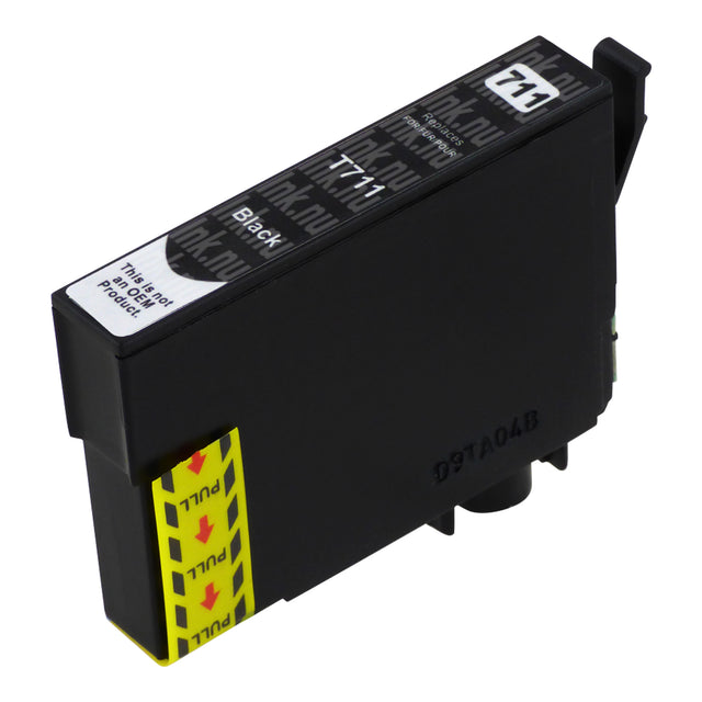 Premium Kompatibel Epson T0711 Svart Bläckpatroner