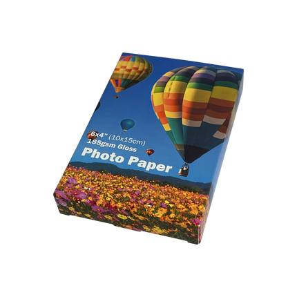 Premium fotopapper 10x15 cm, 185 g/m² – 100 ark per förpackning