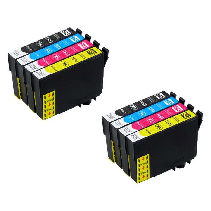Premium Kompatibel Epson 603XL (T03A6) Hög Kapacitet Multipack Bläckpatroner (2-pack)