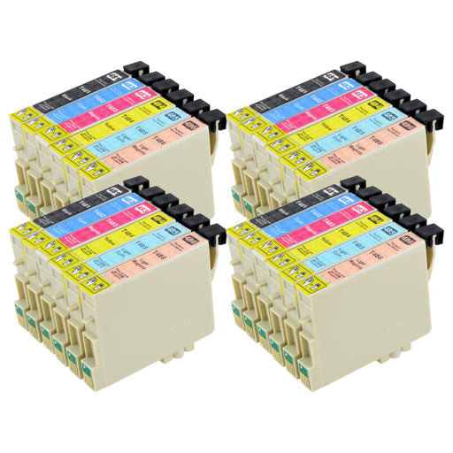 Premium Kompatibel Epson T0487 Hög Kapacitet Bläckpatroner Multipack (4-pack)