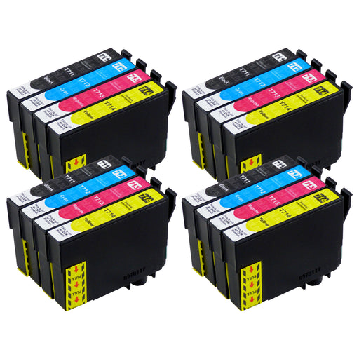 Premium Kompatibel Epson T0715 Hög Kapacitet Bläckpatroner Multipack (4-pack)