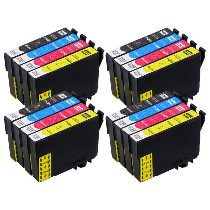 Premium Kompatibel Epson T1285 Hög Kapacitet Bläckpatroner Multipack (4-pack)