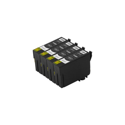 Premium Kompatibel Epson T13XL (T1301) Hög Kapacitet Svart Bläckpatroner Fyrpack