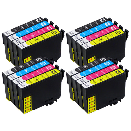 Premium Kompatibel Epson T16XL (T1636) Hög kapacitet Bläckpatroner Multipack (4-pack)