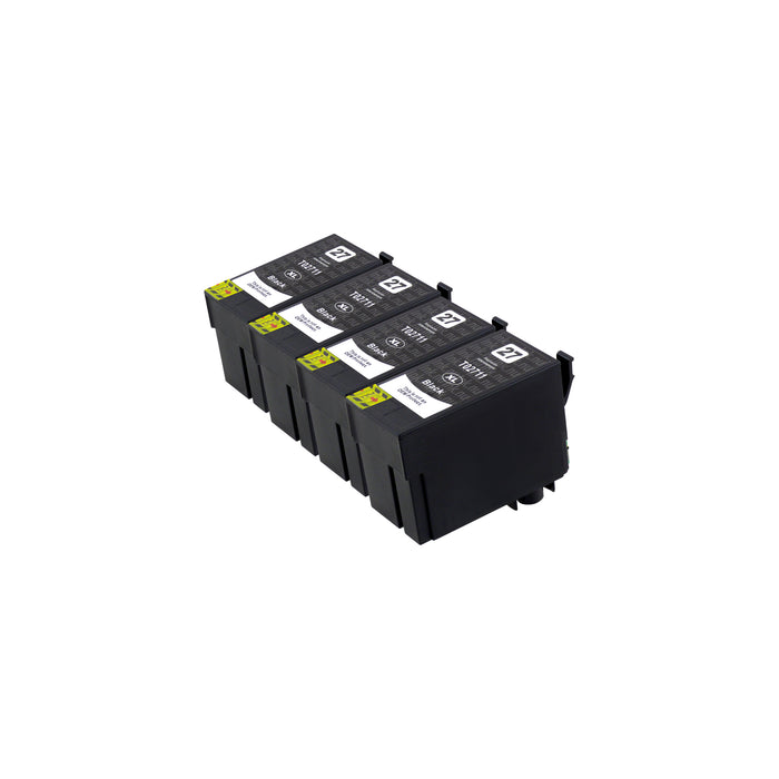Premium Kompatibel Epson T27XL (T2711) Hög Kapacitet Svart Bläckpatroner Fyrpack