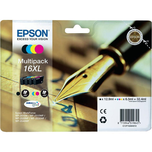 Orginal Epson T16XL (T1636 Bläckpatroner Multipack