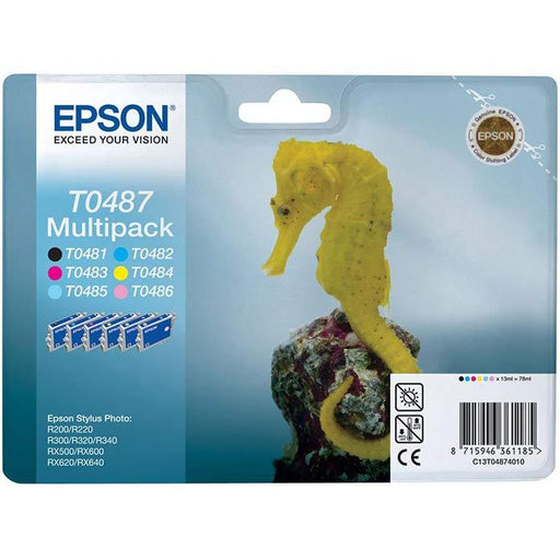 Orginal Epson T0487 Bläckpatroner Multipack